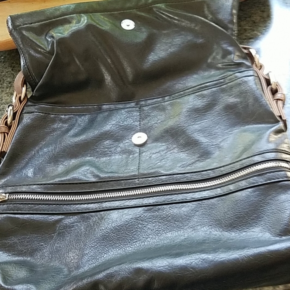 Braciano Black Leather Purse L - Picture 2 of 4